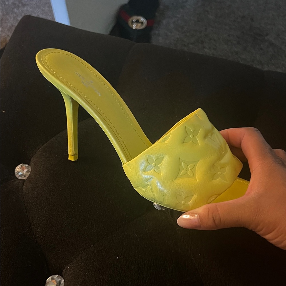 Louis Vuitton Yellow Heels